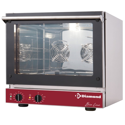 [BRIO43/X-P] Electric convection oven, 4x 460x340 mm