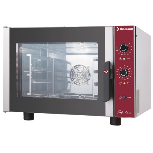 [CGE23-P] Electric convection oven, 4x GN 2/3 + manual humidifier