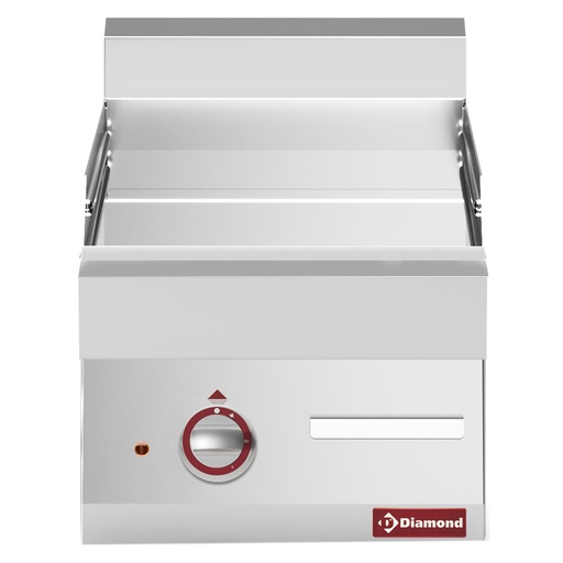 [E65/PLCD4T-N] Flat electric cooking plate -Top- chrome 