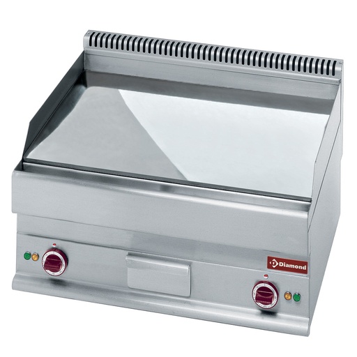 [E65/PLCD7T] Flat electric cooking plate -Top- hard chrome "50 µm"