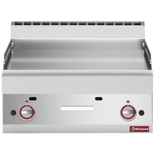 [G65/PL7T-N] Flat gas cooking plate -Top-