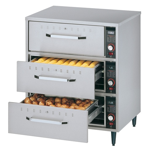 [DDW-3] Food heater to put down, 3 drawers (GN 1/1 - 150 mm)