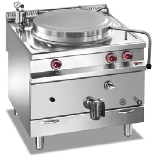 [G99/M100I2-N] Gas boiling pan, 100-liter tank, indirect heating