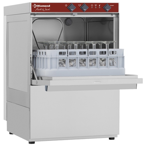 [DC202/6] Glass-washer, squared basket 350x350 mm