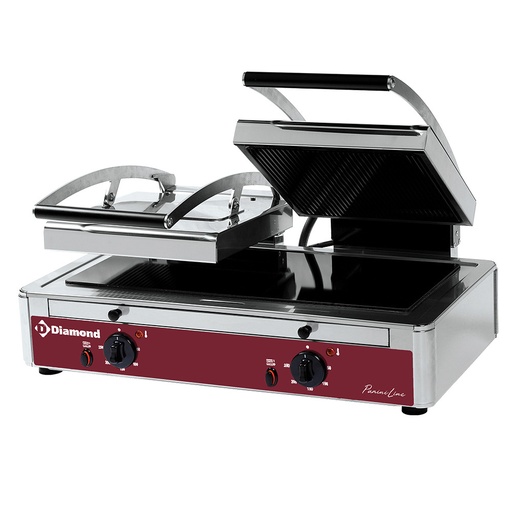 [LGV62/F] Grill Panini DOUBLE vitroceramics
