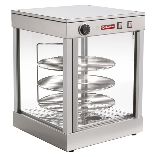 [PIZZA/D38] Heated display rotatif D.380 mm