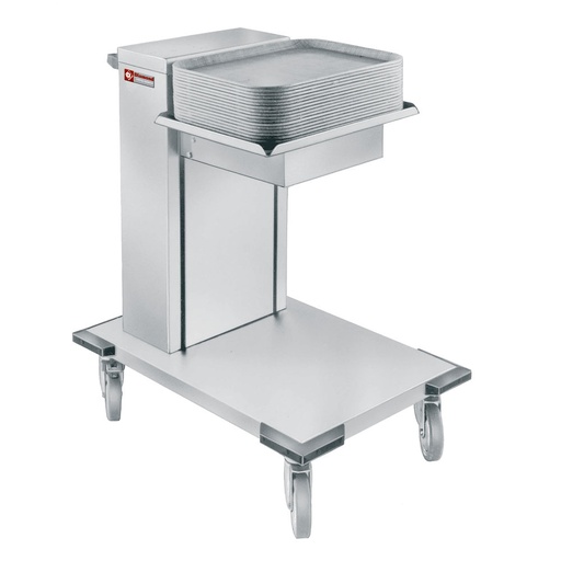 [OX-MS] Neutral trolley with spring system for trays