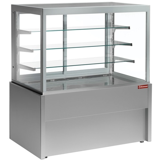 [CB12NN-G5] Panoramic display counter, neutral, 4 levels, without storage room - GREY	