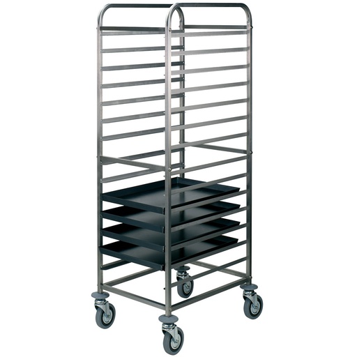 [CP120/B] Plate trolley 20x 600x400 mm, space 75 mm