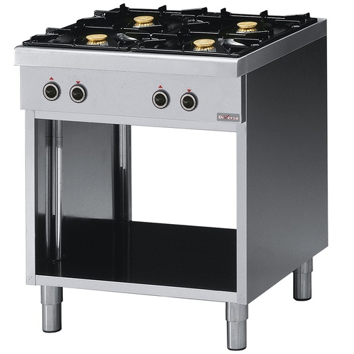 [WR-4B07-64] Range 4 burners, on open cupboard