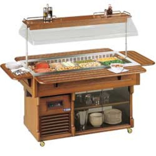 [ISOLA6MLUX] Refrigerated buffet capacity 6 GN 1/1
