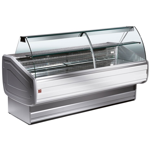 [MY35/A1-VV/R2] Refrigerated display counter curved glass, ventilated, with reserve