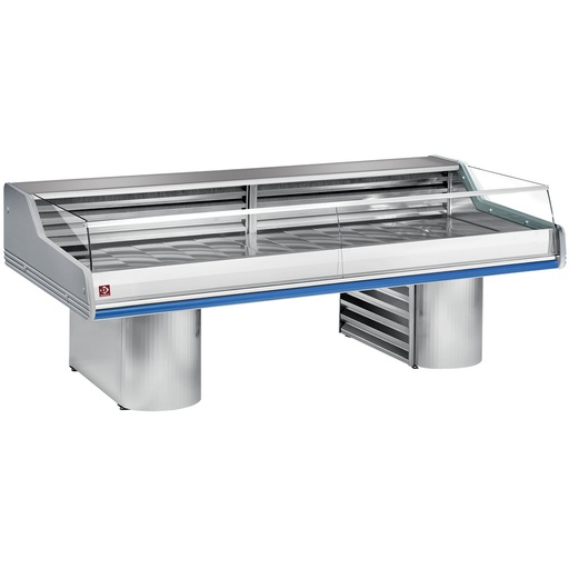 [SG20BS/B1-R2] Refrigerated display counter with glass " Self-Service ", on bases
