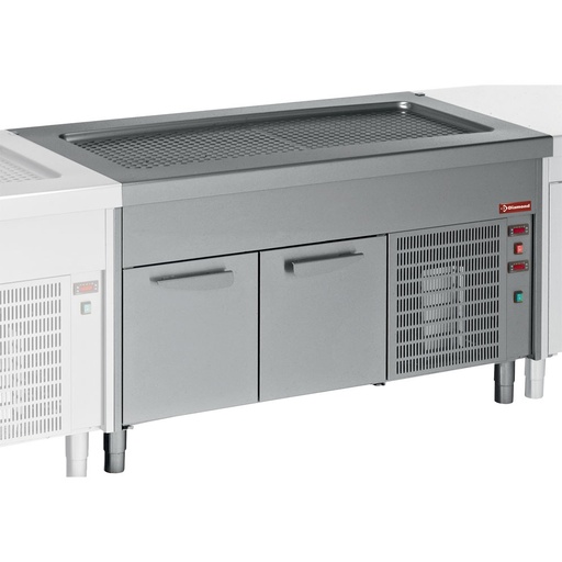 [S80/RPR23-R2] Refrigerated top unit on refrigerated cupboard 6x GN 1/1