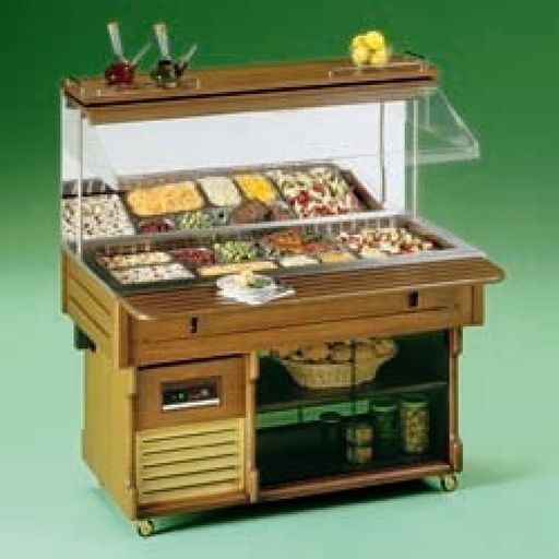 [MURALE6MLUX] Refrigerated wall buffet capacity 6 GN 1/1