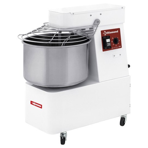 [FD22/M1-S-EXPO] Spiral kneader 22 Liters, timer, on wheels