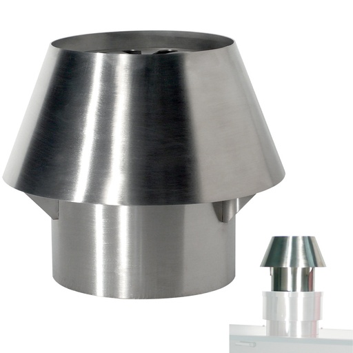 [CCX/120] Stainless steel chimney dome (CBQ-120)
