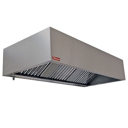[CGL5000/N] Wall cooker hood 8 labyrinth filtres 500x500 mm