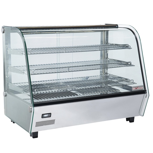 [WR-VH16-G6] Vitrine chauffante de table, 3 niv., vitre bombée