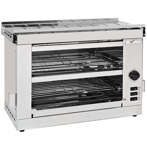 [WR-TSE2-D-EXPO] Toaster-salamandre 2 étages, avec minuterie