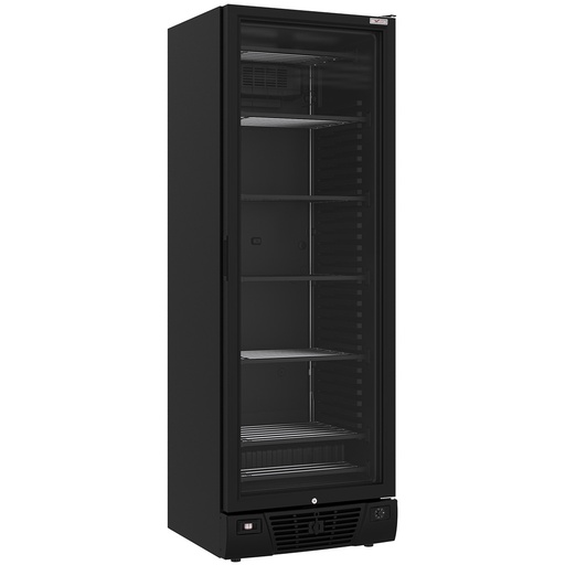 [WR-39CS-BN-2EME] Vitrine ventilée négative vitrée 382 litres - 5 niveaux fixes - NOIRE