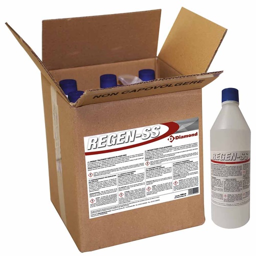 [REGEN-SS] Produit traitement surface en acier inox 9  FL. x 1 KG