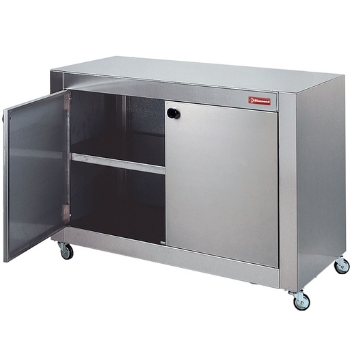 [RAP-CM] Armoire de support en inox, sur roues