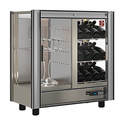 [PVV-4-R6] Vitrine réfrigérée à  vins Lt. 216 - Modulable