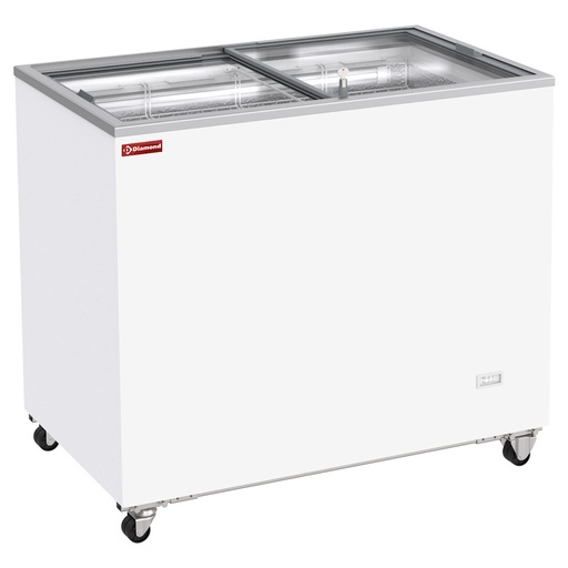 [GVL31-G3] Conservateur bahut, 303 litres, couvercles coulissants sur roulettes