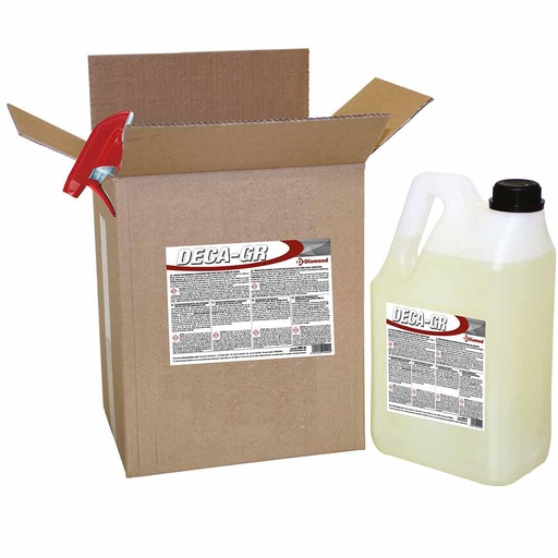 [DECA-GR] Produit décarboniseur et degraisseur pour fours, grills, plaques de cuisson - 2 BD. x 5 LT/6,25 KG + PULV.    (+ Pulvérisateur)