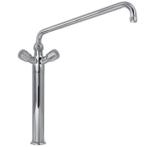[CW7004-HD] Colonne avec robinet mélangeur, "Gros debit" "Heavy-Duty"  (Sortie MONO)