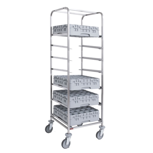 [CCL-7G] Chariot 7 niveaux paniers lave-vaisselle 500x500 mm