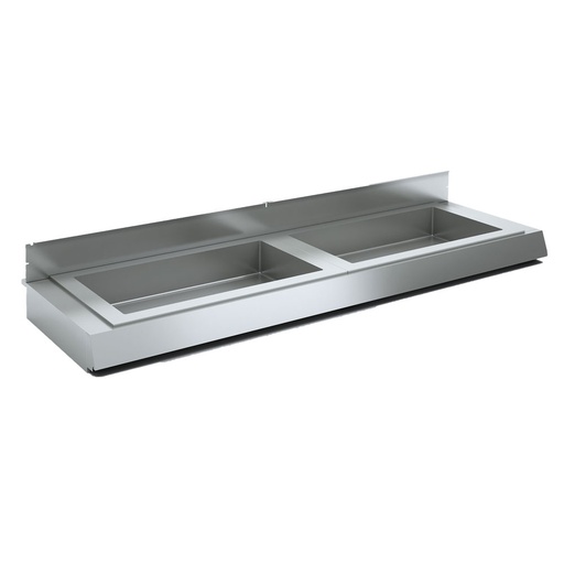 [BM-15] Option : Cuve bain marie 4X GN 1/1, H150mm
